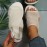 Women's Mesh Flat Sandals, Open Toe Elastic Strap Slingback Shoes, Casual Slip On Sandals