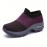 Women's Breathable Knit Sneakers, Comfortable Low Top Slip On Shoes, Women's Air Cushion Shoes