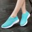 Women's Knitted Sock Shoes, Solid Color Breathable Low Top Slip On Shoes, Lightweight Walking & Running Gym Shoes