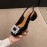 Women's Retro Chunky Heel Sandals, Stylish Rhinestone Decor Buckle Strap Shoes, Women's Fashion Slingback Shoes