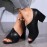 Women's Solid Color Trendy Sandals, Slip On Comfy Chunky Heel Slides Shoes, Versatile Peep Toe Summer Shoes