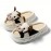 Women's Kawaii Cartoon Cow House Slippers, Casual Slip On Platform Slippers, Comfortable Indoor Shoes
