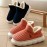 Super Soft Thermal Platform Slippers, Solid Color Slip On Plush Winter Shoes, Cozy & Warm Home Slippers