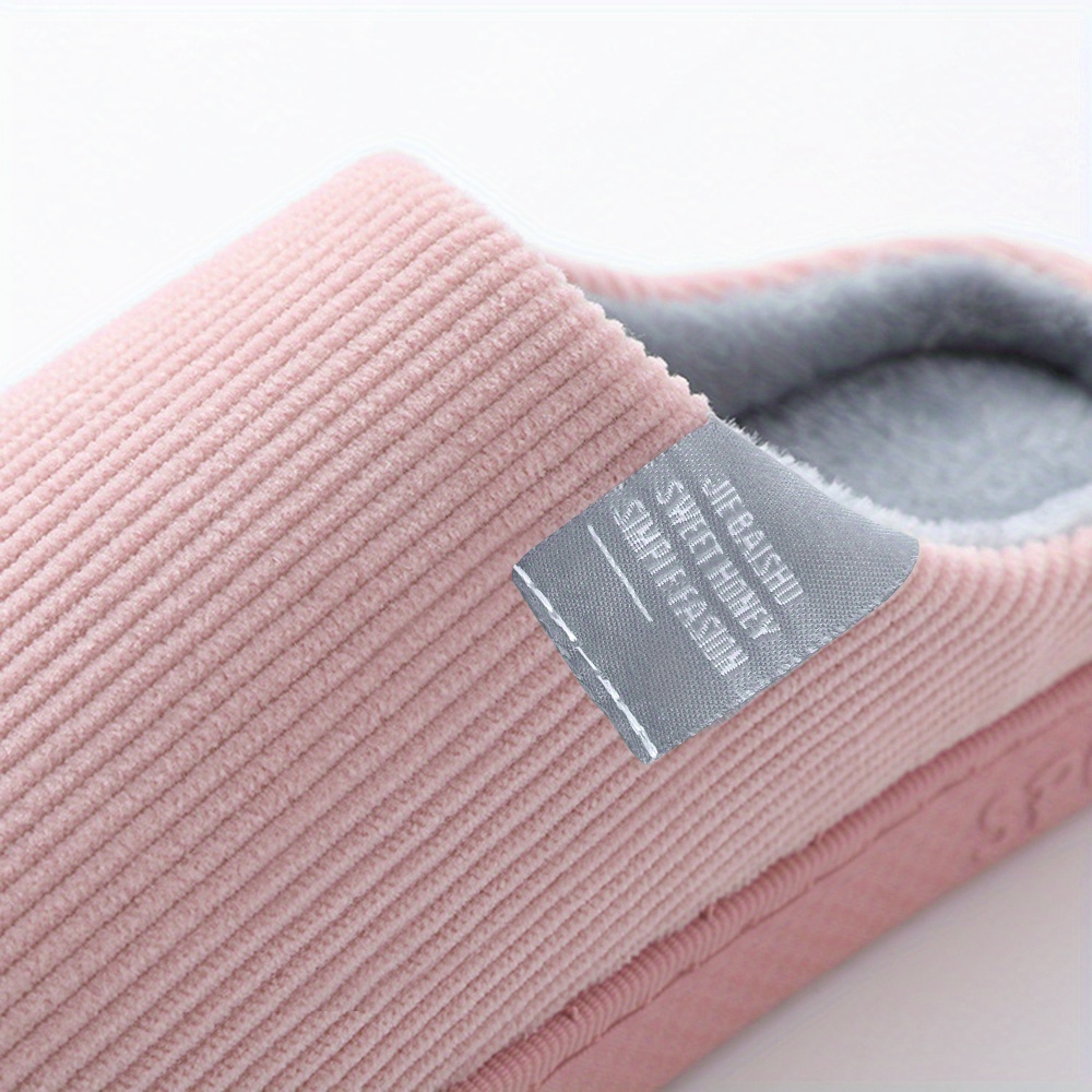 womens soft sole warm slippers indoor soft fleece shoes womens footwear details 0